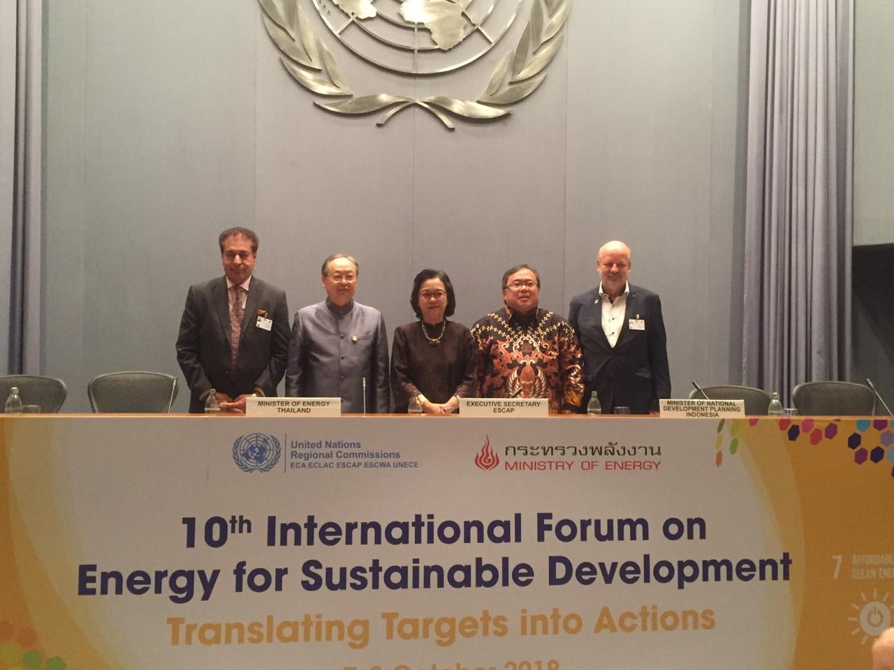 10th International Forum on Energy for Sustainable Development